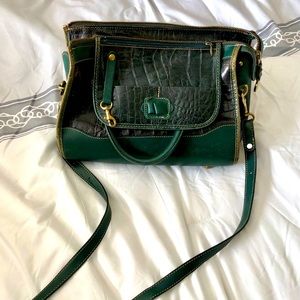 Leather Brahmin purse.